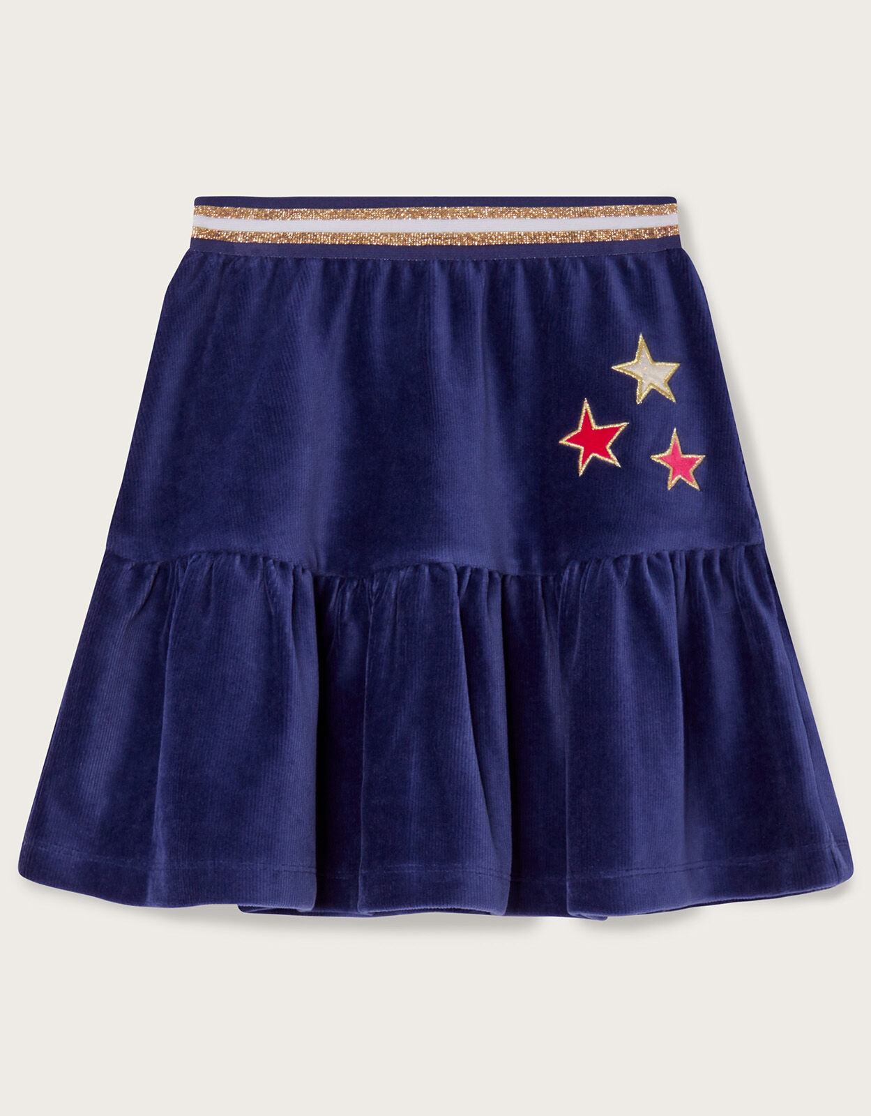 Cosmic Velour Skirt Blue Girls Skirts Monsoon UK