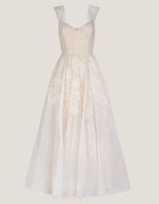 Rose Organza Maxi Wedding Dress, Ivory (IVORY), large