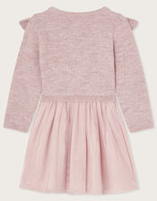Baby 2-in-1 Knit Dress , Pink (PINK), large