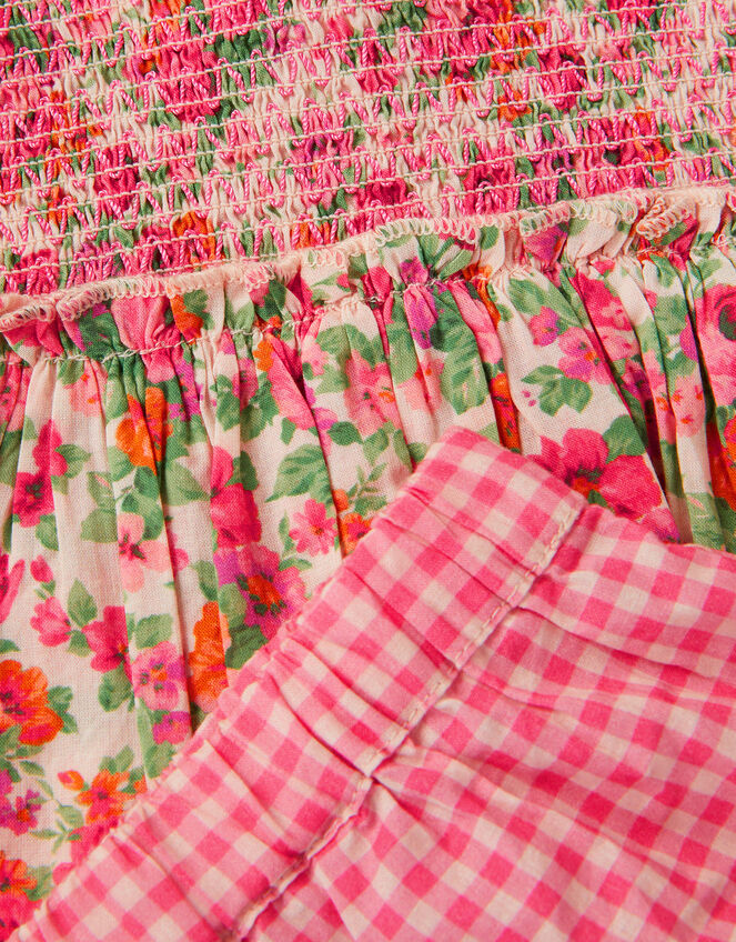 Baby Floral Print Top & Shorts Set, Pink (PINK), large
