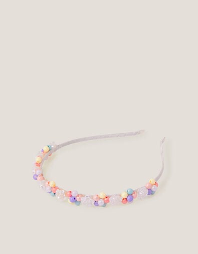 Flower Bead Headband, , large