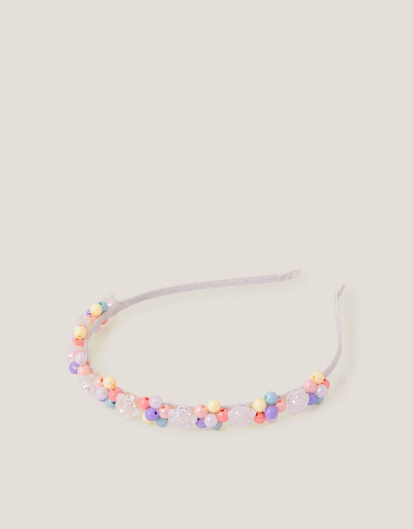 Flower Bead Headband, , large