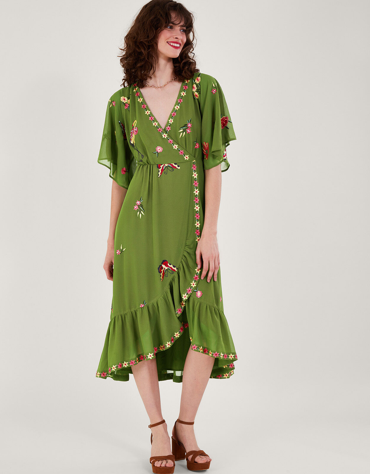 Monsoon wrap dress new arrivals