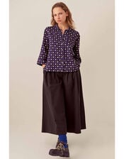 East Aimi Printed Shirt, Blue (NAVY), large