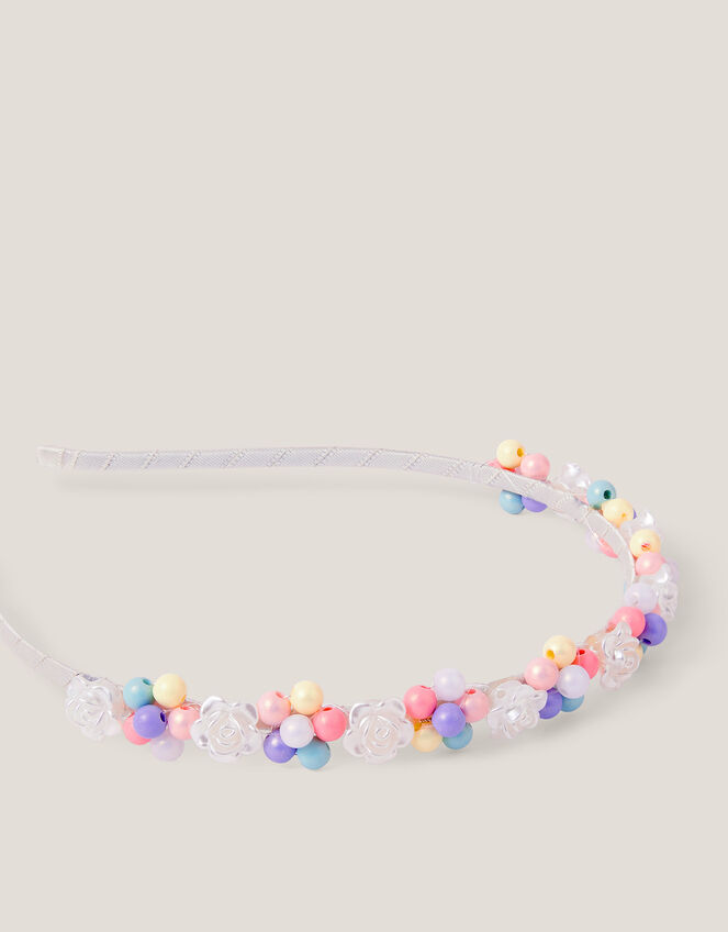 Flower Bead Headband, , large