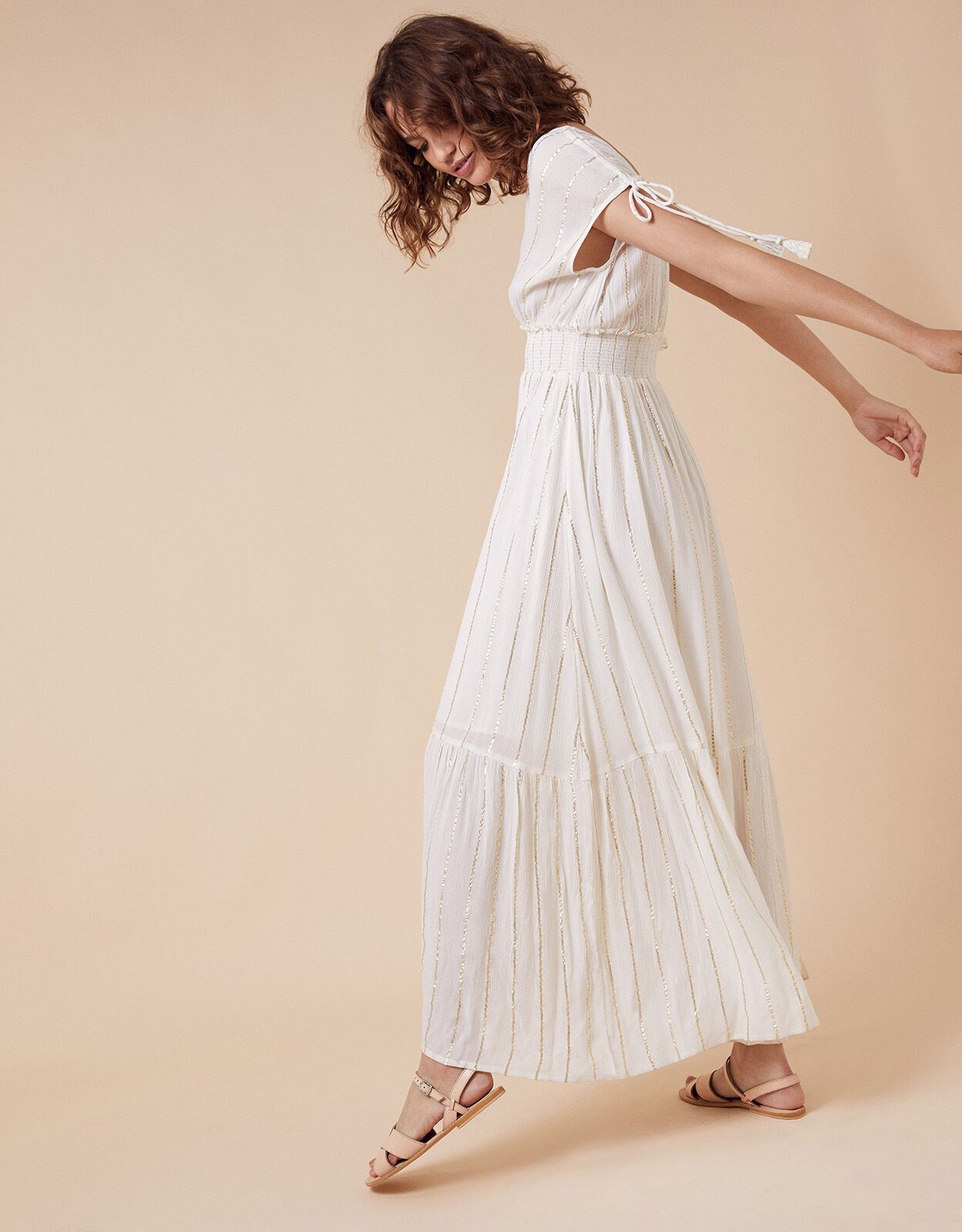 striped maxi dress uk