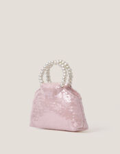 Leila Sequin Flower Bag, , large