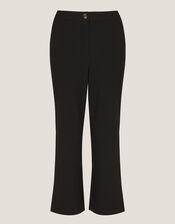 Blake Crop Flare Trousers, Black (BLACK), large