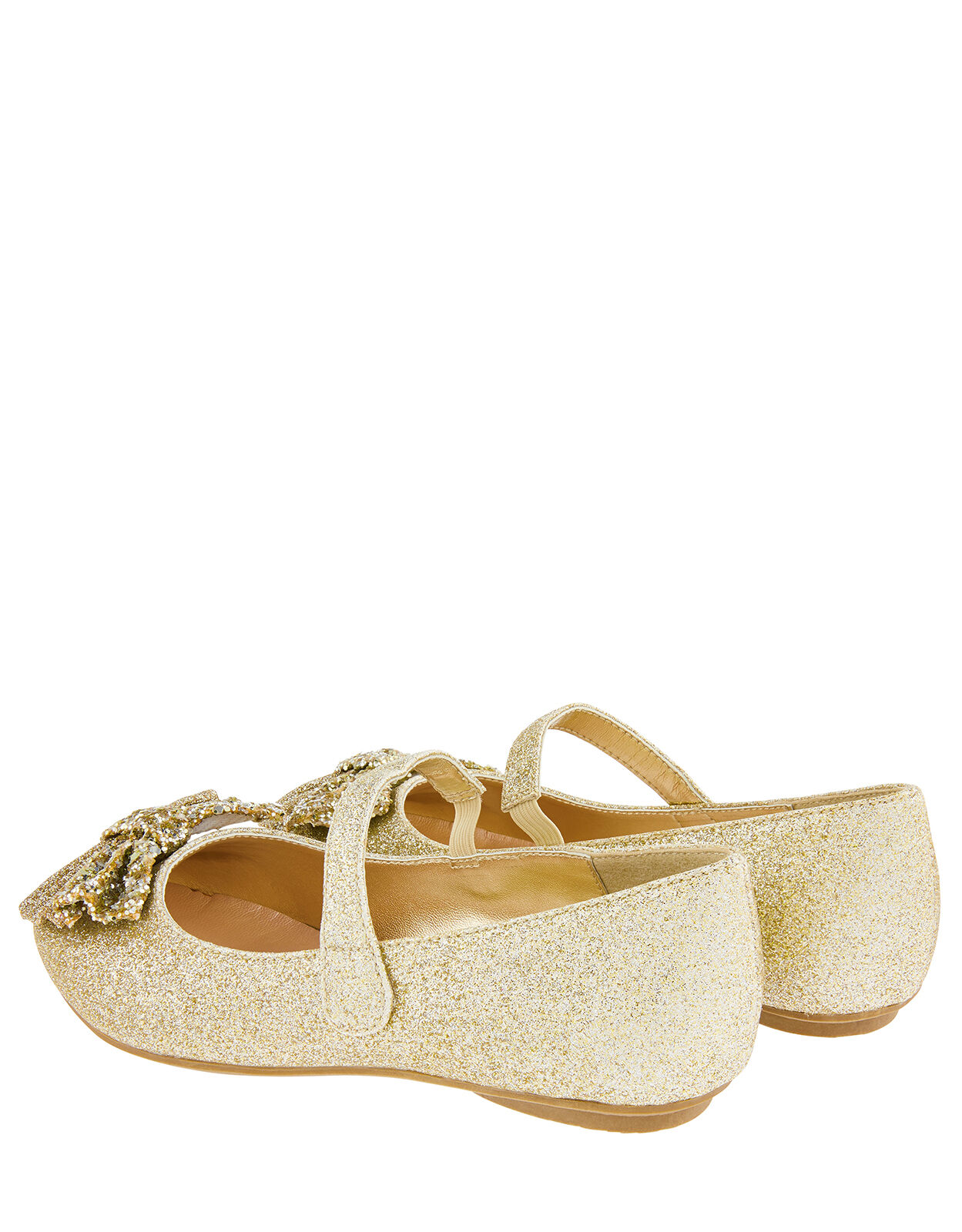 Gold women's flats clearance