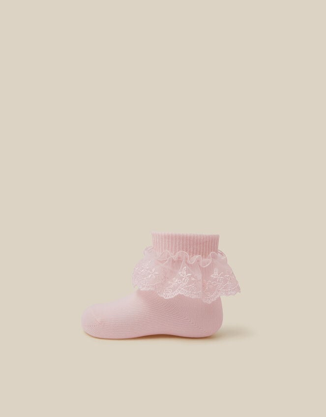 Baby Lace Socks, Pink (PINK), large