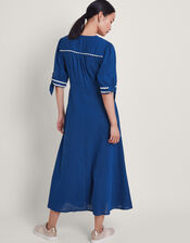 Lita Ric Rac Dress, Blue (COBALT), large