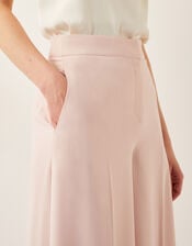 Ruth Wide Leg Trousers, Pink (PALE PINK), large