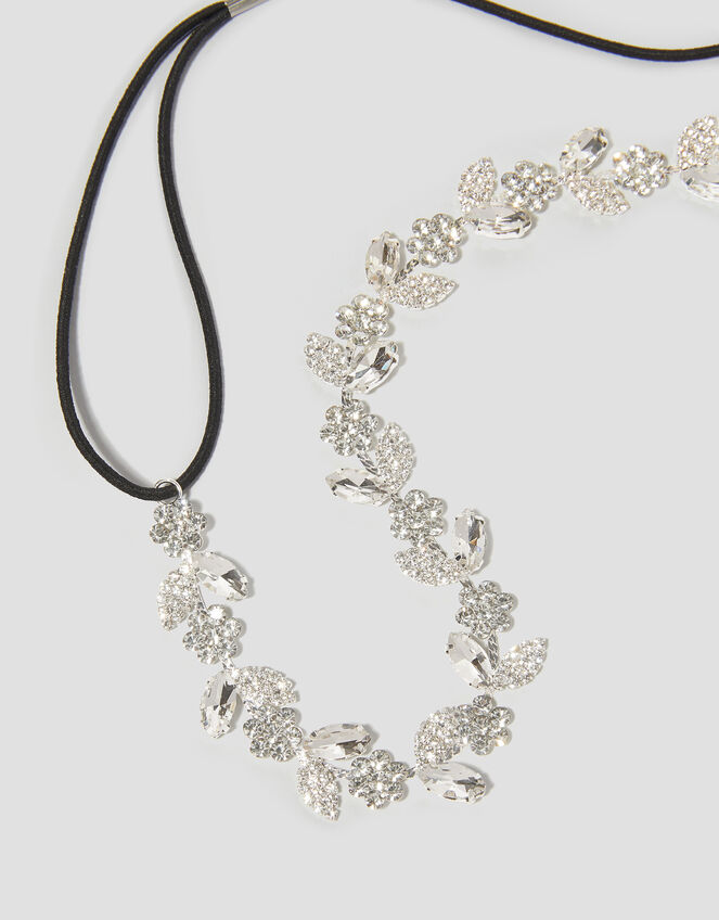 Embellished Wire Flower Crown, , large