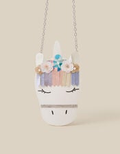 Fleur Embellished Unicorn Crossbody Bag, , large