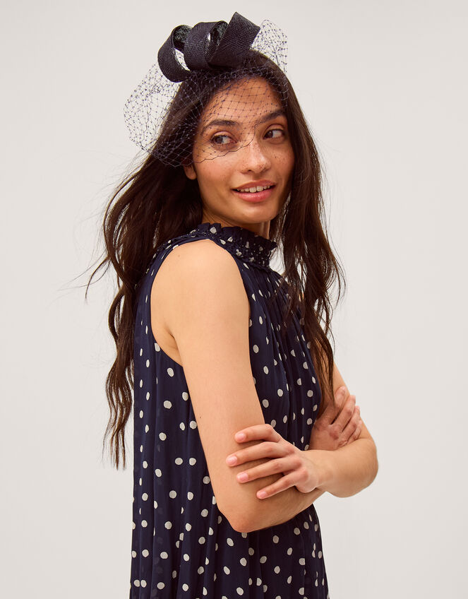 Alexia Twist Veil Fascinator Hair Slide