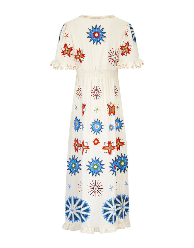 East Embroidered Maxi Dress, Ivory (IVORY), large