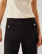 Shelby Pull-On Jersey Trousers, Black (BLACK), large