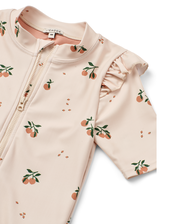 Liewood Amel Fruit Print Swimsuit, Natural (ECRU), large