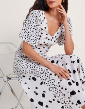 Lucee Spot Tea Dress, Ivory (IVORY), large