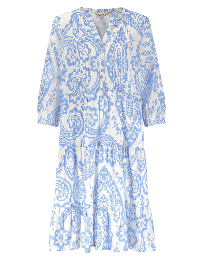 East Norma Print Dress, Blue (BLUE), large