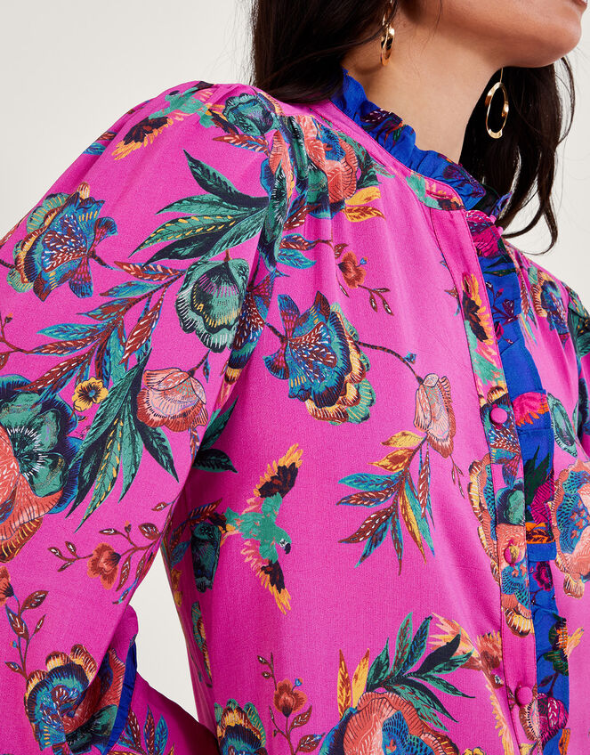 Jordann Print Blouse, Pink (PINK), large
