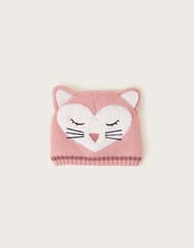 Baby Fluffy Cat Hat, Pink (PINK), large