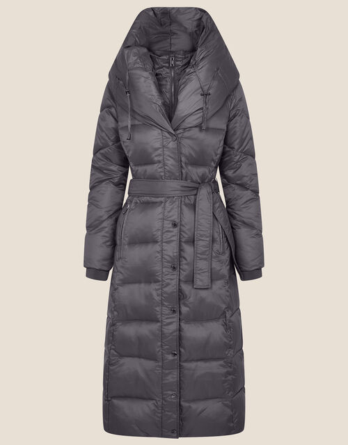 Lauren Padded Maxi Coat, Grey (CHARCOAL), large