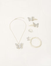 Butterfly Locket Jewellery Set, , large