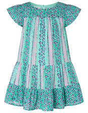 Mischa Leopard Print Tunic and Leggings Set, Green (GREEN), large