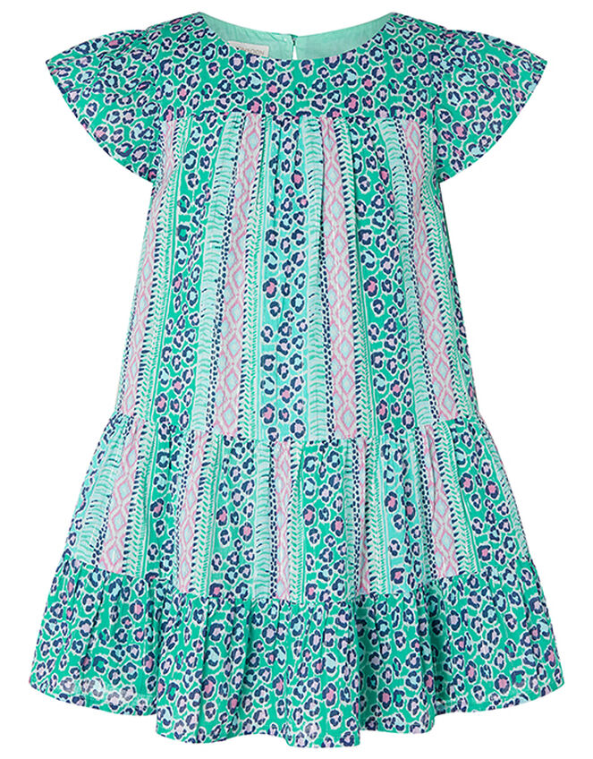 Mischa Leopard Print Tunic and Leggings Set, Green (GREEN), large