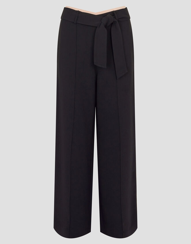 Scarlet Trim Trousers, Black (BLACK), large