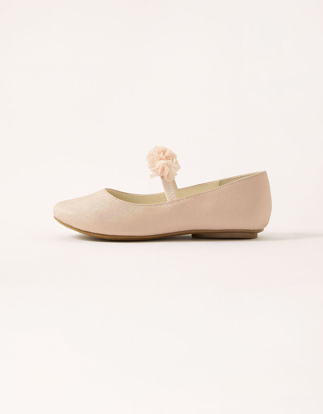 Corsage Ballerina Flats, Pink (PINK), large