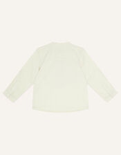 Kurta Embroidered Shirt, Natural (STONE), large