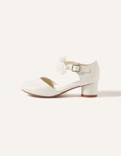 Corsage Two-Part Heels, Ivory (IVORY), large