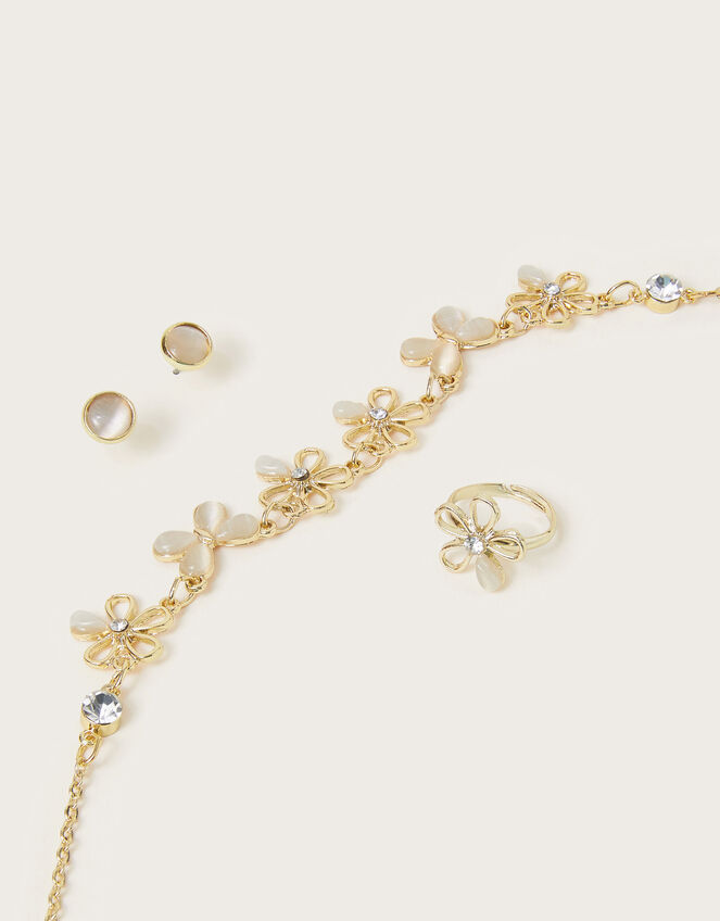 Flower Butterfly Jewellery Set, , large