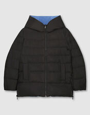 Rino and Pelle Reversible Padded Coat, Black (BLACK), large