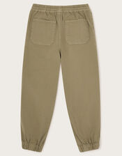 Pull-On Cuffed Trousers, Natural (STONE), large