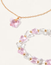 Gem Butterfly Jewellery Set, , large