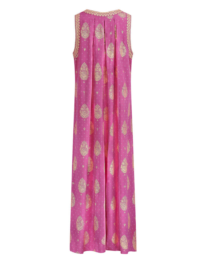 East Silvie Foil Print Dress, Pink (PINK), large