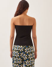 Billie Bandeau Top, Black (BLACK), large