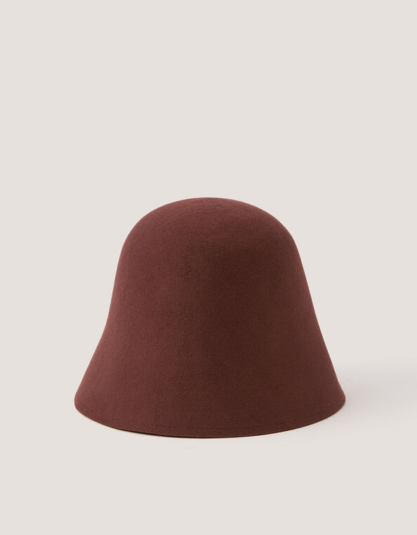Fae Wool Bucket Hat , Brown (BROWN), large
