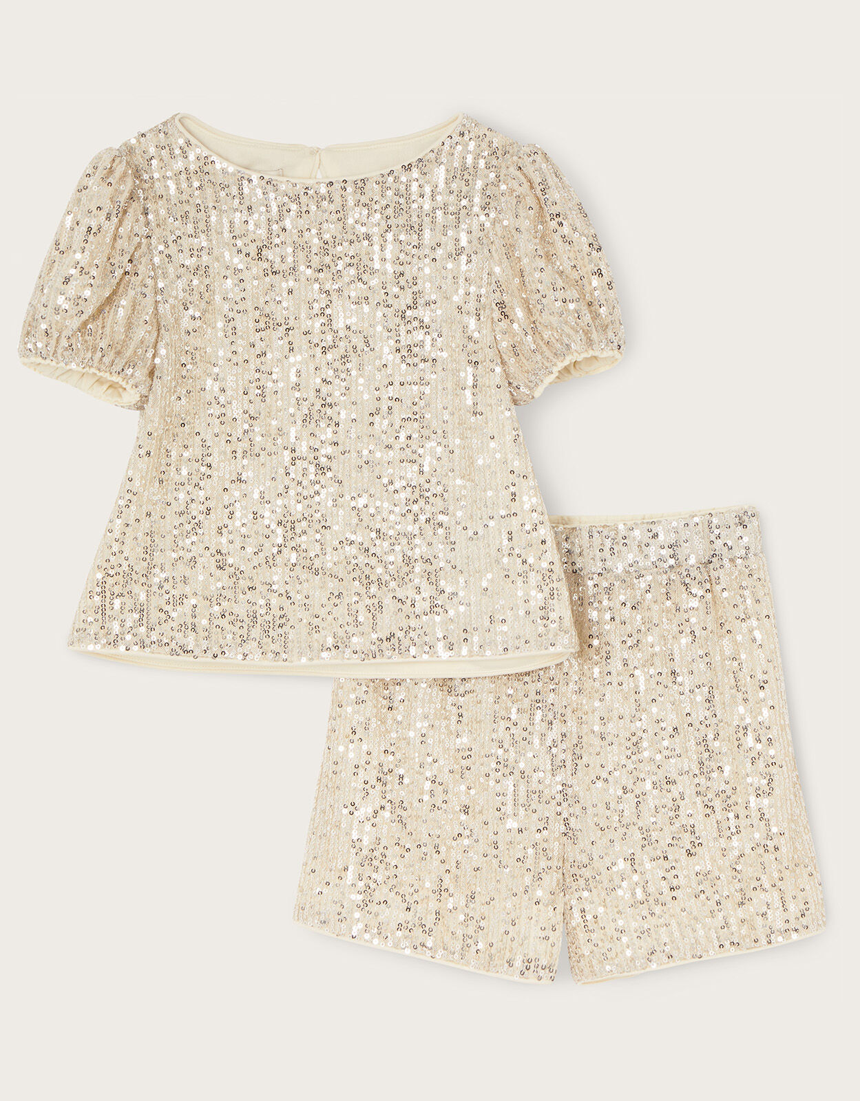 Girls gold sequin top shop