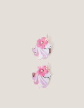 2-Pack Unicorn Hair Clips, , large