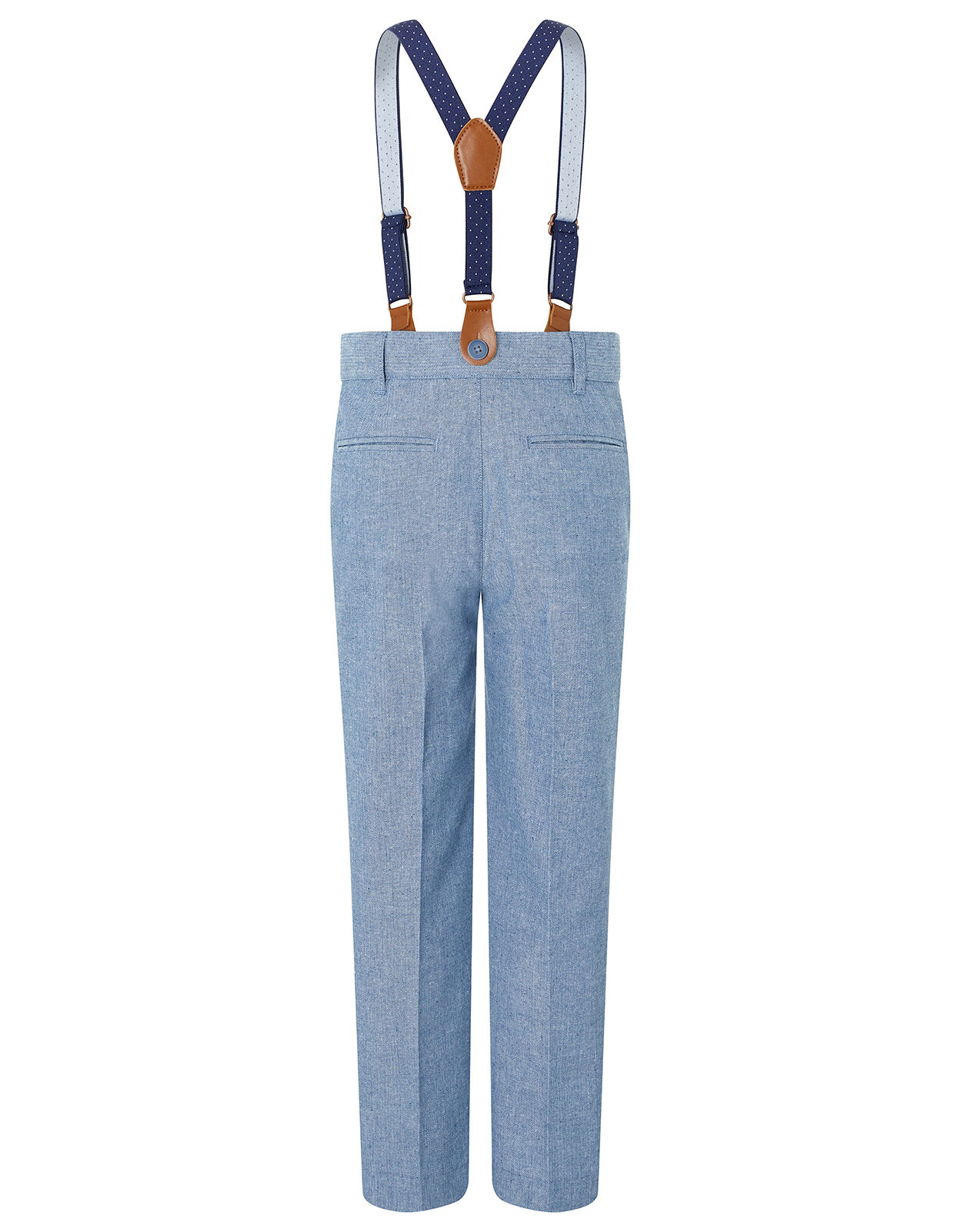 Nathan Chambray Three Piece Suit Set Blue