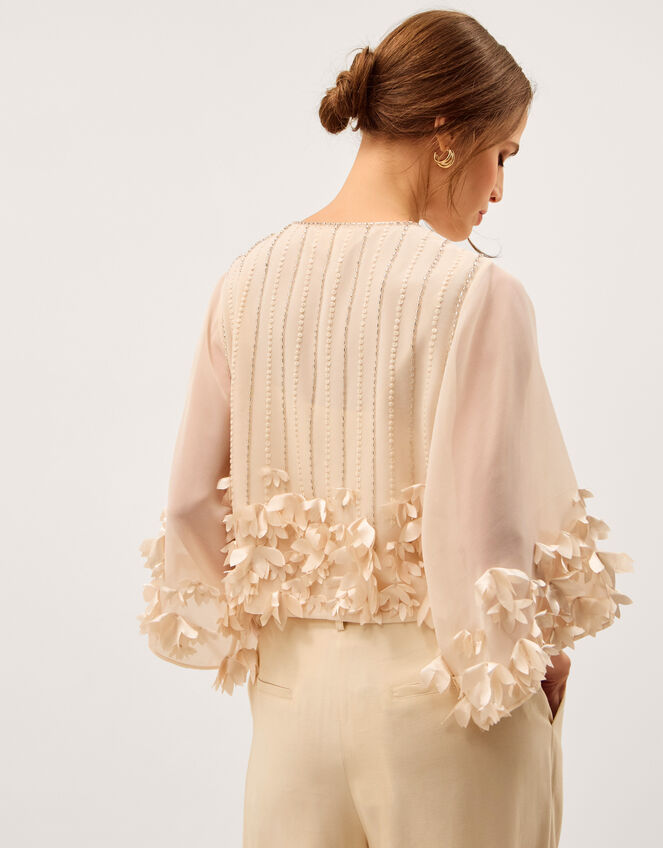 Claire Appliqué Jacket Ivory