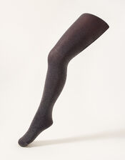 Sparkle Nylon Tights, Blue (NAVY), large
