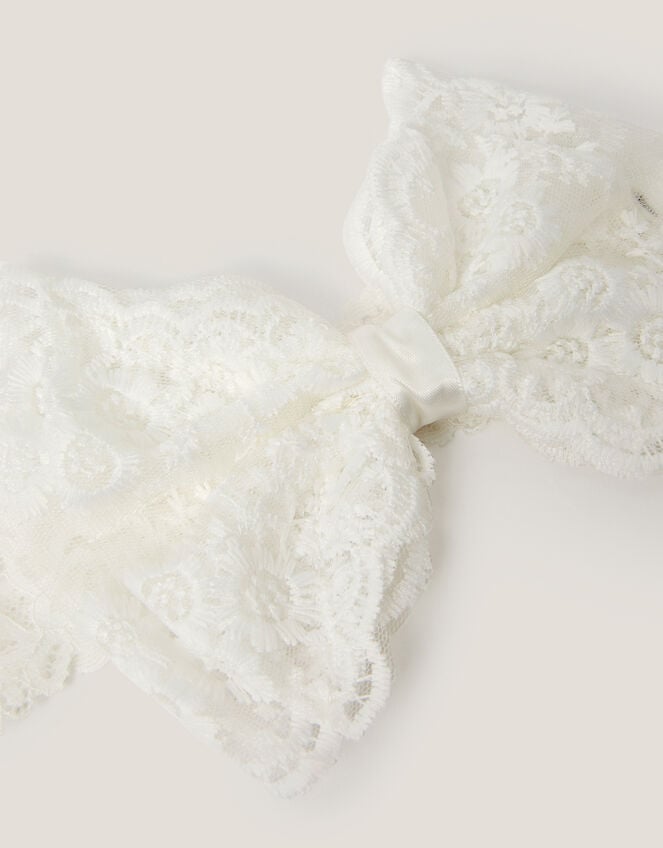 Bow Lace Bando Headband, , large