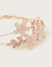 Jewel Flower Cuff Bracelet, , large