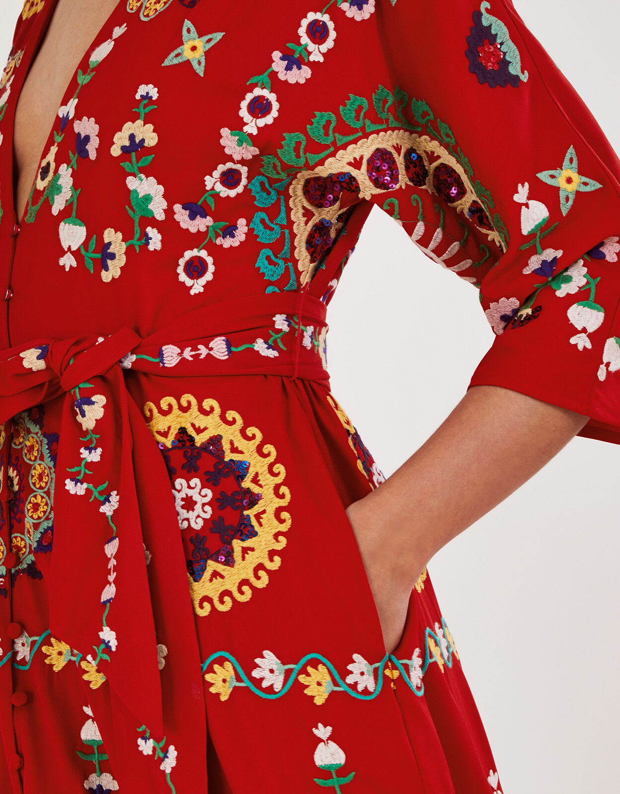 Monsoon best sale kimono dress