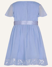 Baby Grace Sequin Dress, Blue (PALE BLUE), large